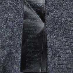 Z Zegna Brown & Grey Wool Sweater 3XL