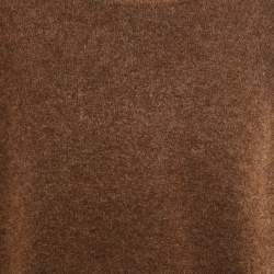 Z Zegna Brown & Grey Wool Sweater 3XL