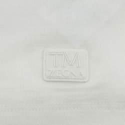 Z Zegna Ivory Wool Contrast Detail Techmerino T-Shirt M
