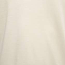 Zegna Cream Wool High Performance Crew Neck T-Shirt XL