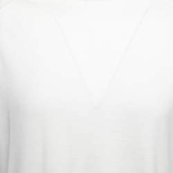 Z Zegna High Performance White Jersey Wool T- Shirt XL