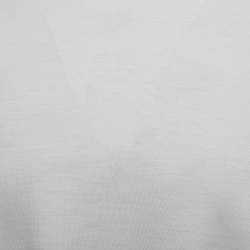  Zegna Cream Wool Crew Neck Half Sleeve T-Shirt XL