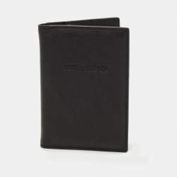 مملوكة مسبقًا Zadig & Voltaire Passport Holder Black Leather