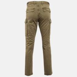 Zadig & Voltaire Green Faded Cotton Pargo Cargo Pants S