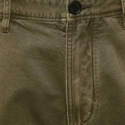 Pre Owned Zadig & Voltaire Green Cotton Cargo Pants M