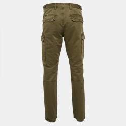 Pre Owned Zadig & Voltaire Green Cotton Cargo Pants M