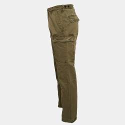 Pre Owned Zadig & Voltaire Green Cotton Cargo Pants M