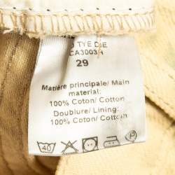 Zadig & Voltaire Cream Tie Dye Denim David Jeans S Waist 31"
