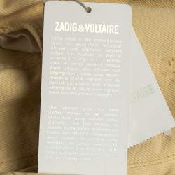 Zadig & Voltaire Cream Tie Dye Denim David Jeans S Waist 31"