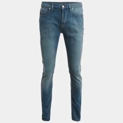 Zadig & Voltaire Blue Brushed Denim David Jeans L Waist 33"