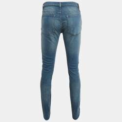 Zadig & Voltaire Blue Brushed Denim David Jeans L Waist 33"