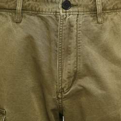 Pre Owned Zadig & Voltaire Green Cotton Pargo Cargo Pants M