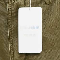 Pre Owned Zadig & Voltaire Green Cotton Pargo Cargo Pants M