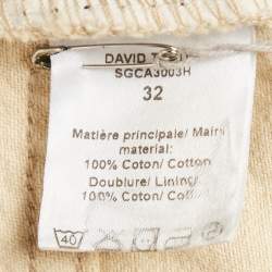 Zadig & Voltaire Cream Tie Dye Denim David Jeans M Waist 32"