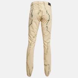 Zadig & Voltaire Cream Tie Dye Denim David Jeans M Waist 32"