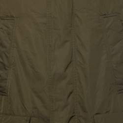 Zadig & Voltaire Green Synthetic Detachable Lining Bob Parka Jacket L
