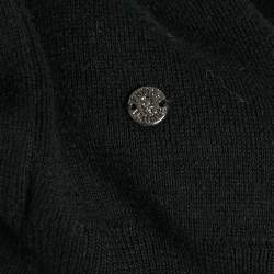 Pre Owned Zadig & Voltaire Pink/Black Ombre Cotton Knit Kennedy Sweater L