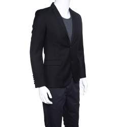 Zadig and Voltaire Black Wool Version Smocking Blazer S