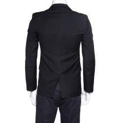 Zadig and Voltaire Black Wool Version Smocking Blazer S