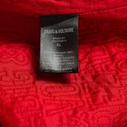 Zadig & Voltaire Black Wool Blend Zip Front Jacket XL