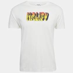 Zadig & Voltaire White Malibu Print Jersey Timor T-Shirt XS