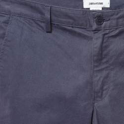 Zadig & Voltaire Blue Cotton Patrick Chino Trousers S