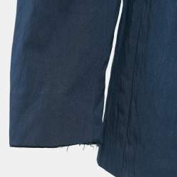 Zadig & Voltaire Marine Blue Cotton Blend Tailored Venice Blazer M