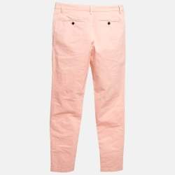 Zadig & Voltaire Pink Cotton Patrick Chino Trousers S