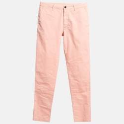 Zadig & Voltaire Pink Cotton Patrick Chino Trousers S