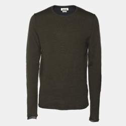 Zadig & Voltaire Olive Green Wool Knit Sweaters M