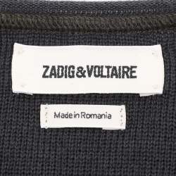 Zadig & Voltaire Olive Green Wool Knit Sweaters M