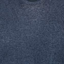 Pre Owned Zadig & Voltaire Agathe Blue Cotton Monastir Henley T-shirt XL