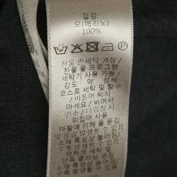 Pre Owned Zadig & Voltaire Midnight Blue Zip-Up Hooded Clash Sweatshirt L