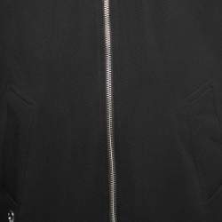 Zadig & Voltaire Black Wool Blend Zip Front Jacket XL