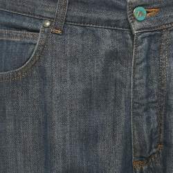 مملوكة مسبقًا Zegna Sport Dark Blue Denim Jeans M Waist 34 " 