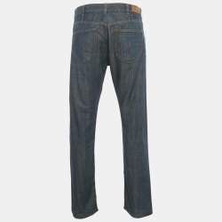 مملوكة مسبقًا Zegna Sport Dark Blue Denim Jeans M Waist 34 " 