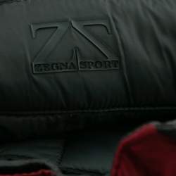 Zegna Sport Red & Black Synthetic Reversible Front Zip Vest XL