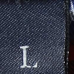 Pre Owned Zegna Sport Navy Blue Checked Regular Fit Full Sleeve Shirt L