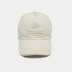 Pre Owned Zegna Beige Synthetic Baseball Cap XL