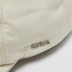 Pre Owned Zegna Beige Synthetic Baseball Cap XL