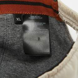 Pre Owned Zegna Beige Synthetic Baseball Cap XL