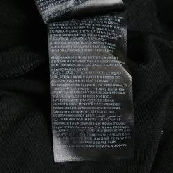 Pre Owned Zegna Black Jersey Polo T-Shirt L