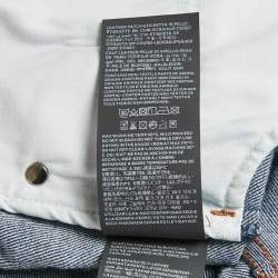 Pre Owned Zegna Blue Denim Regular Fit Jeans S Waist 29"