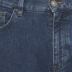 Pre Owned بنطلون جينز زينيا دينم أزرق منتظم مقاس صغير (وسط 29 بوصة)