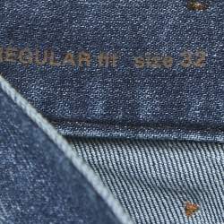 Pre Owned بنطلون جينز زينيا دينم أزرق منتظم مقاس صغير (وسط 29 بوصة)