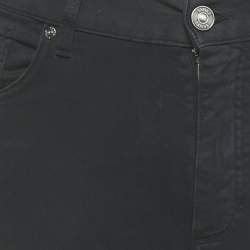 مملوكة مسبقًا Zegna Navy Blue Gabardine Slim Fit Jeans M/Waist 31"