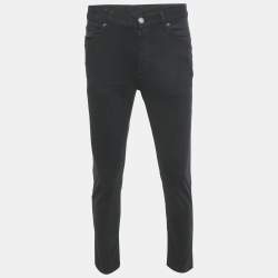 مملوكة مسبقًا Zegna Navy Blue Gabardine Slim Fit Jeans M/Waist 31"