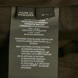 Pre Owned بنطلون زينيا دينم بني تشينوس قصة تشينوس مقاس كبير جدًا - إكس لارج مقاس 36"