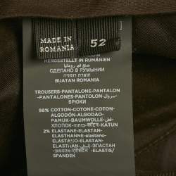 Pre Owned بنطلون زينيا دينم بني تشينوس قصة تشينوس مقاس كبير جدًا - إكس لارج مقاس 36"