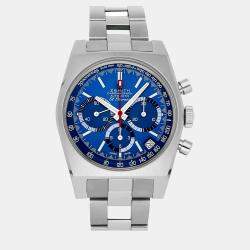 Zenith Blue Titanium El Primero 95.A3818.400/51.M3818 Automatic Men's Wristwatch 37 mm